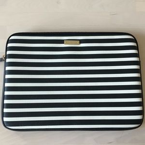 Kate Spade Striped Laptop Case